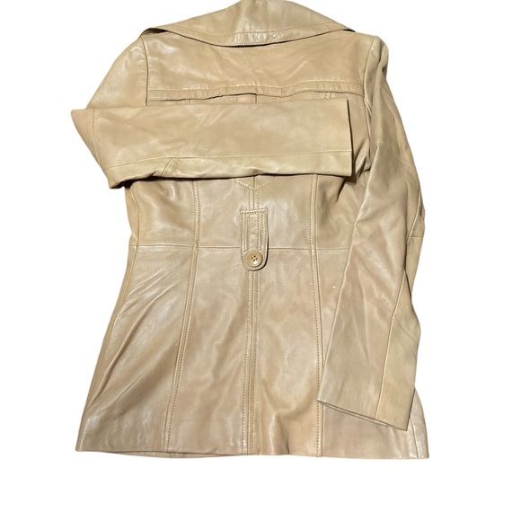 Soia and Kyo Tan Leather Jacket - Picture 4 of 6